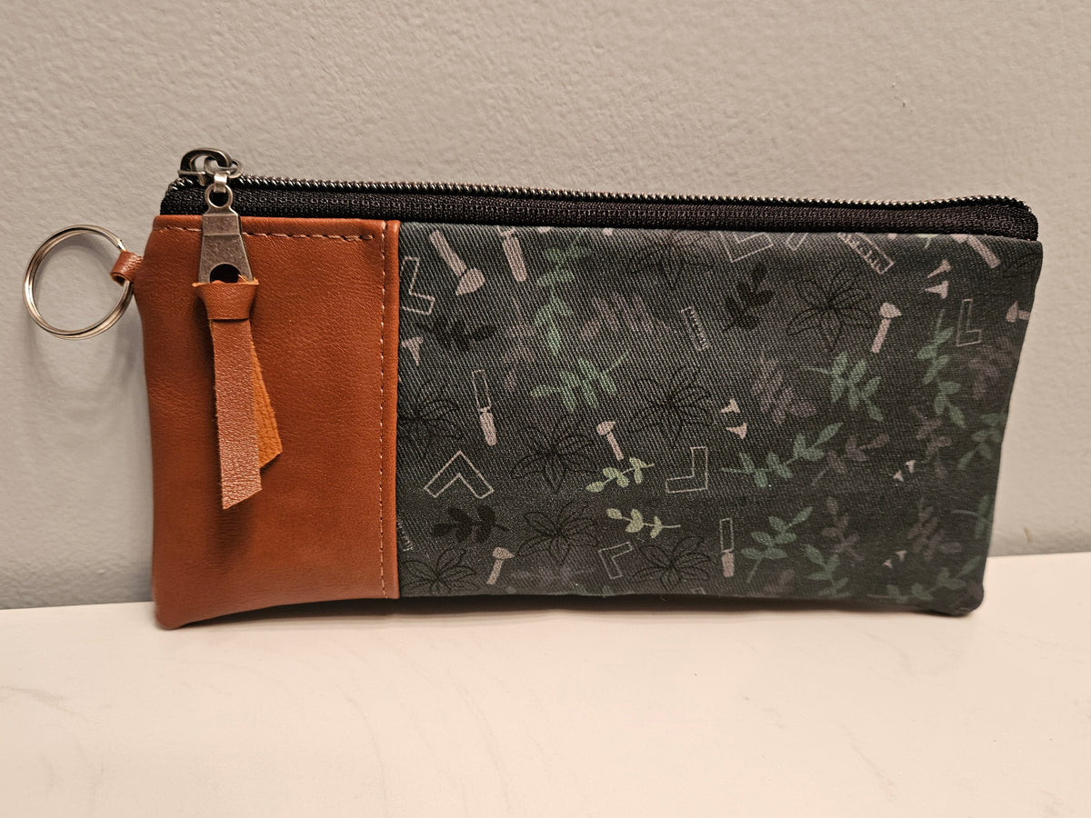 St. Joseph pouch with keyring Catholic Christian handmade