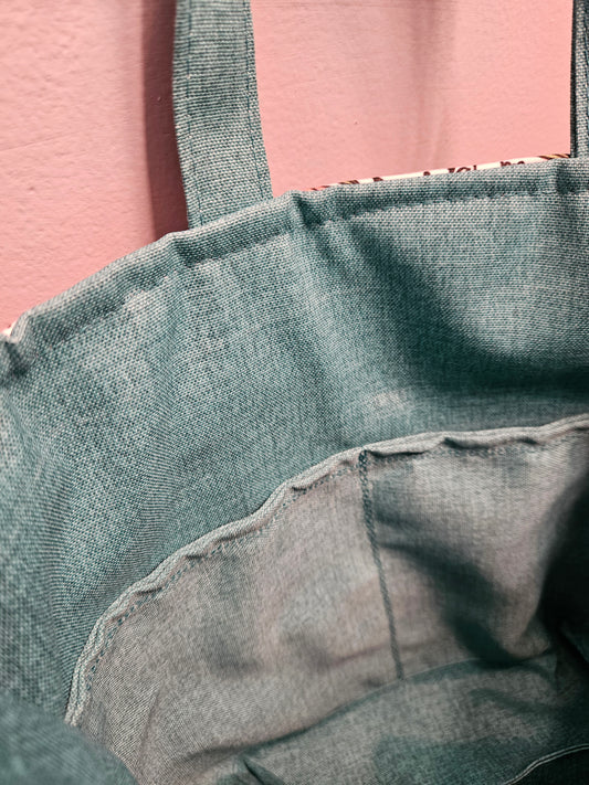 Hail Mary Doodles Catholic Tote bag