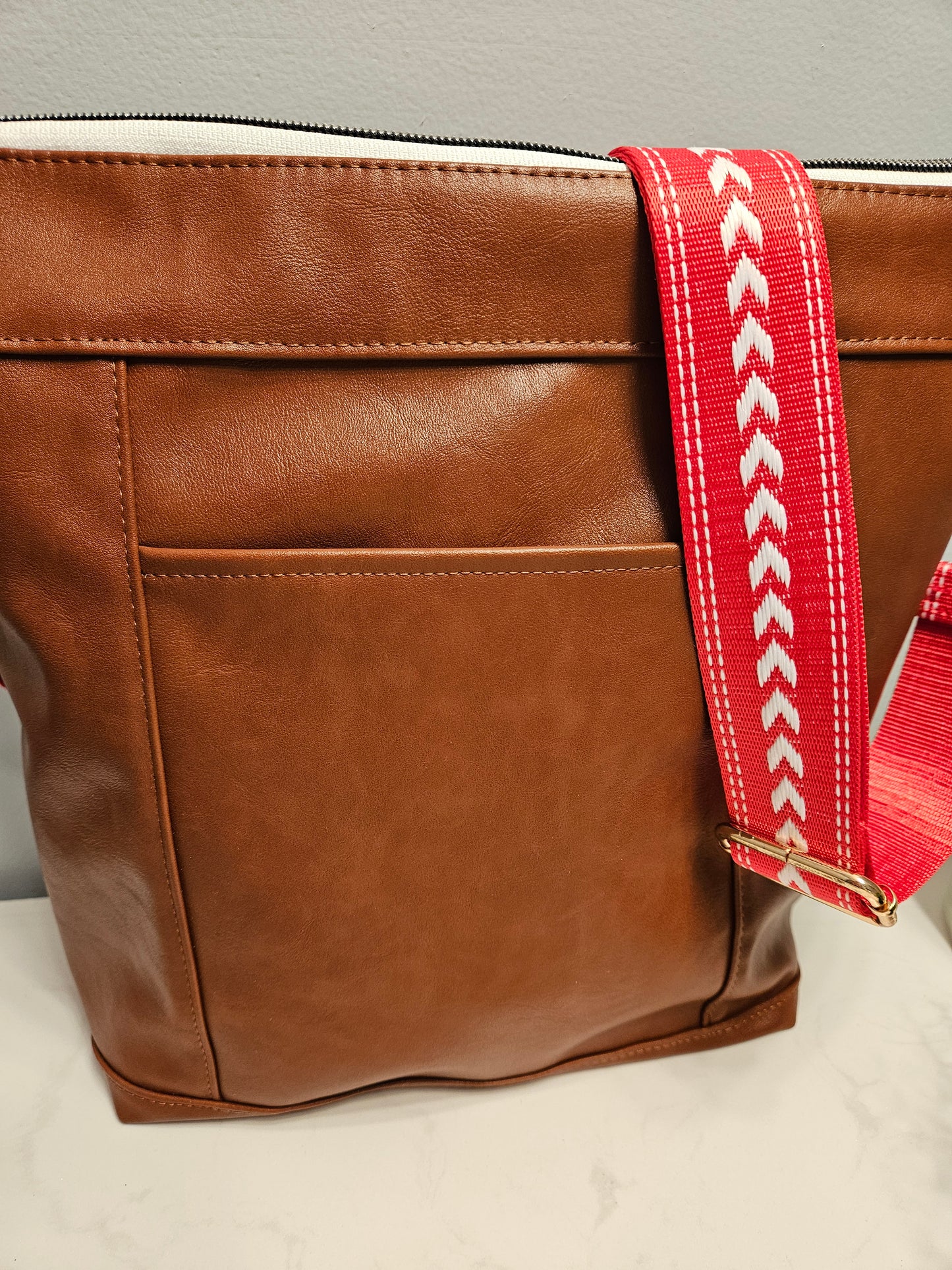 Divine Mercy Jesus I trust in You Bible Bag Faux Leather crossbody purse