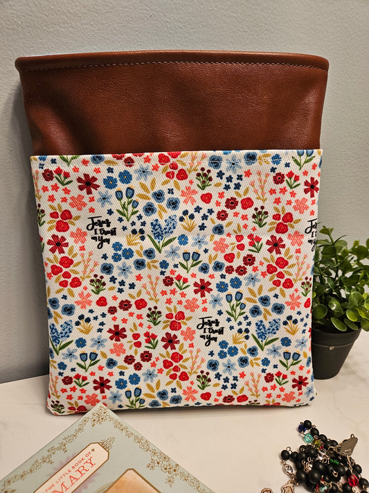 Book Sleeve Divine Mercy Jesus, I Trust in You Catholic Fabric Device case