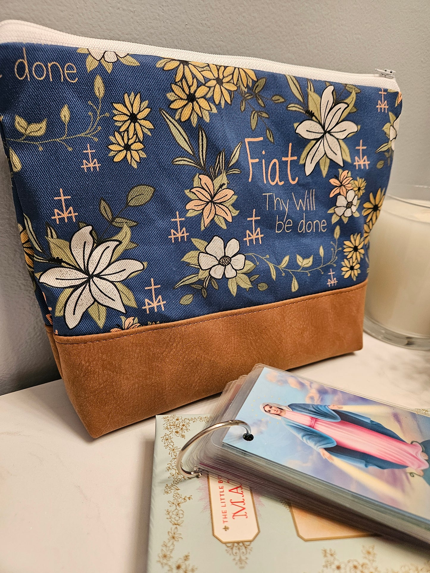 Fiat Thy Will Be Done purse organizer veil pouch carry-all