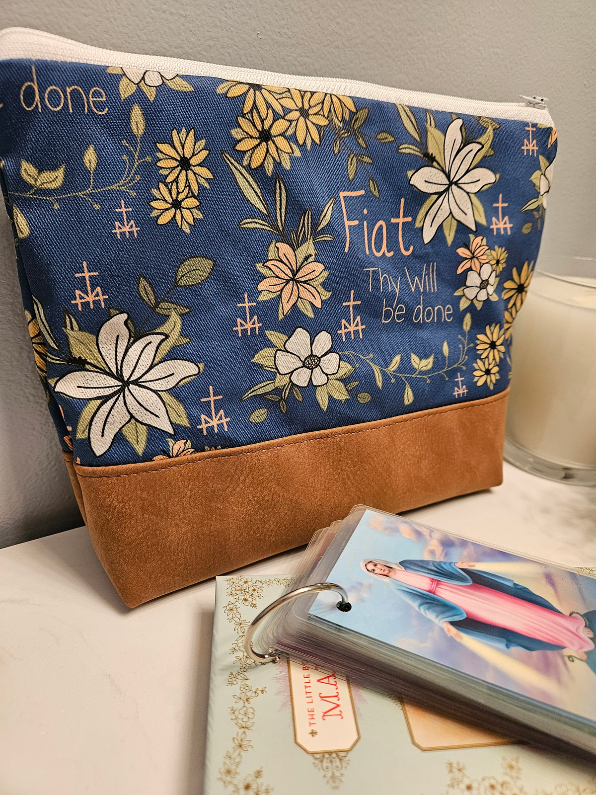 Fiat Thy Will Be Done purse organizer veil pouch carry-all