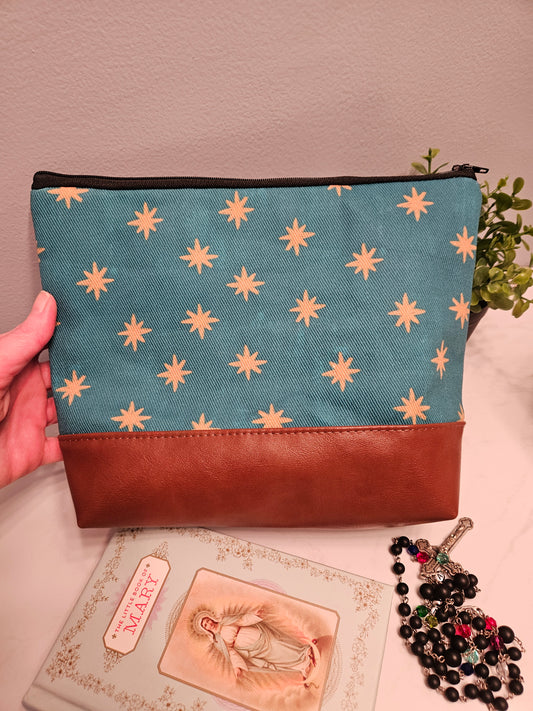 Veil Pouch Our Lady of Guadalupe Catholic fabric clutch