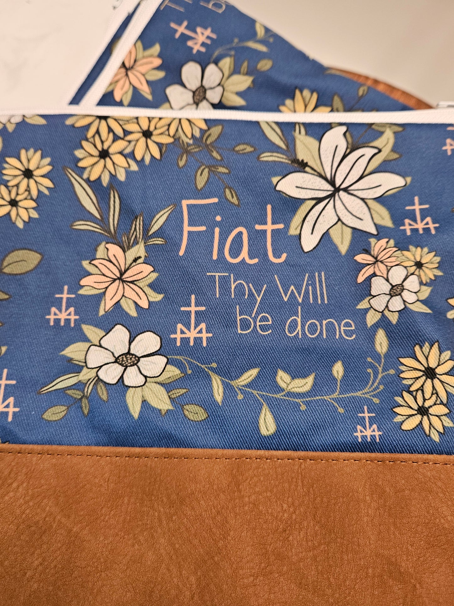 Fiat Thy Will Be Done purse organizer veil pouch carry-all