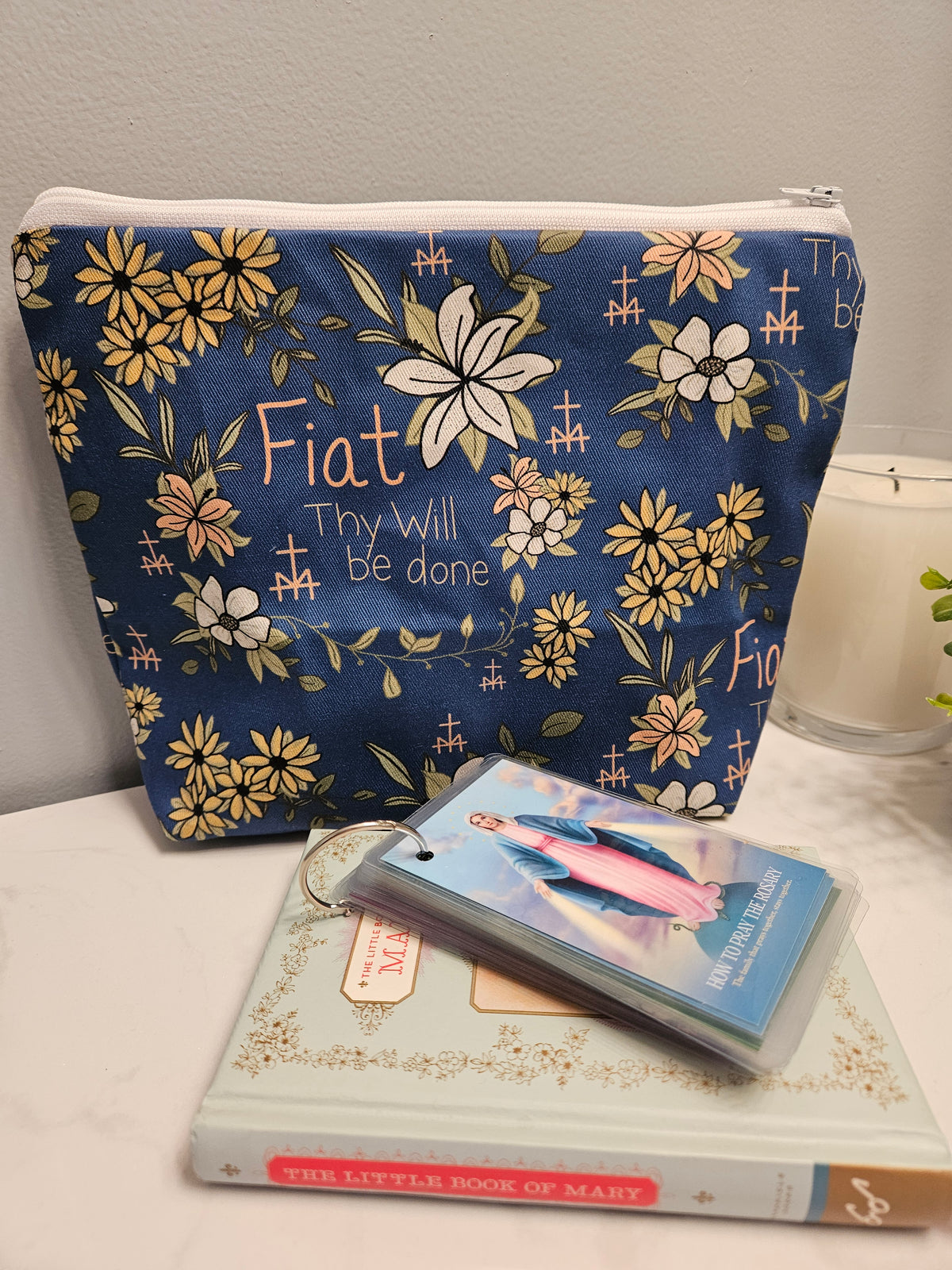 Fiat Thy Will Be Done purse organizer veil pouch carry-all