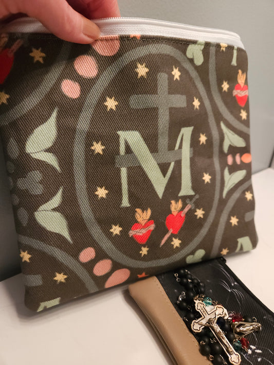 Miraculous Medal Veil and Prayer book pouch