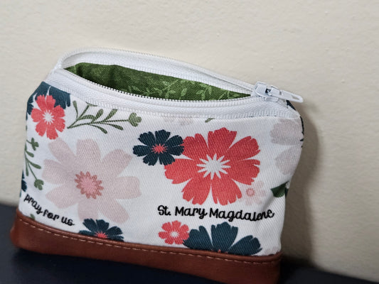 St. Mary Magdalene rosary pouch wallet Catholic Christian
