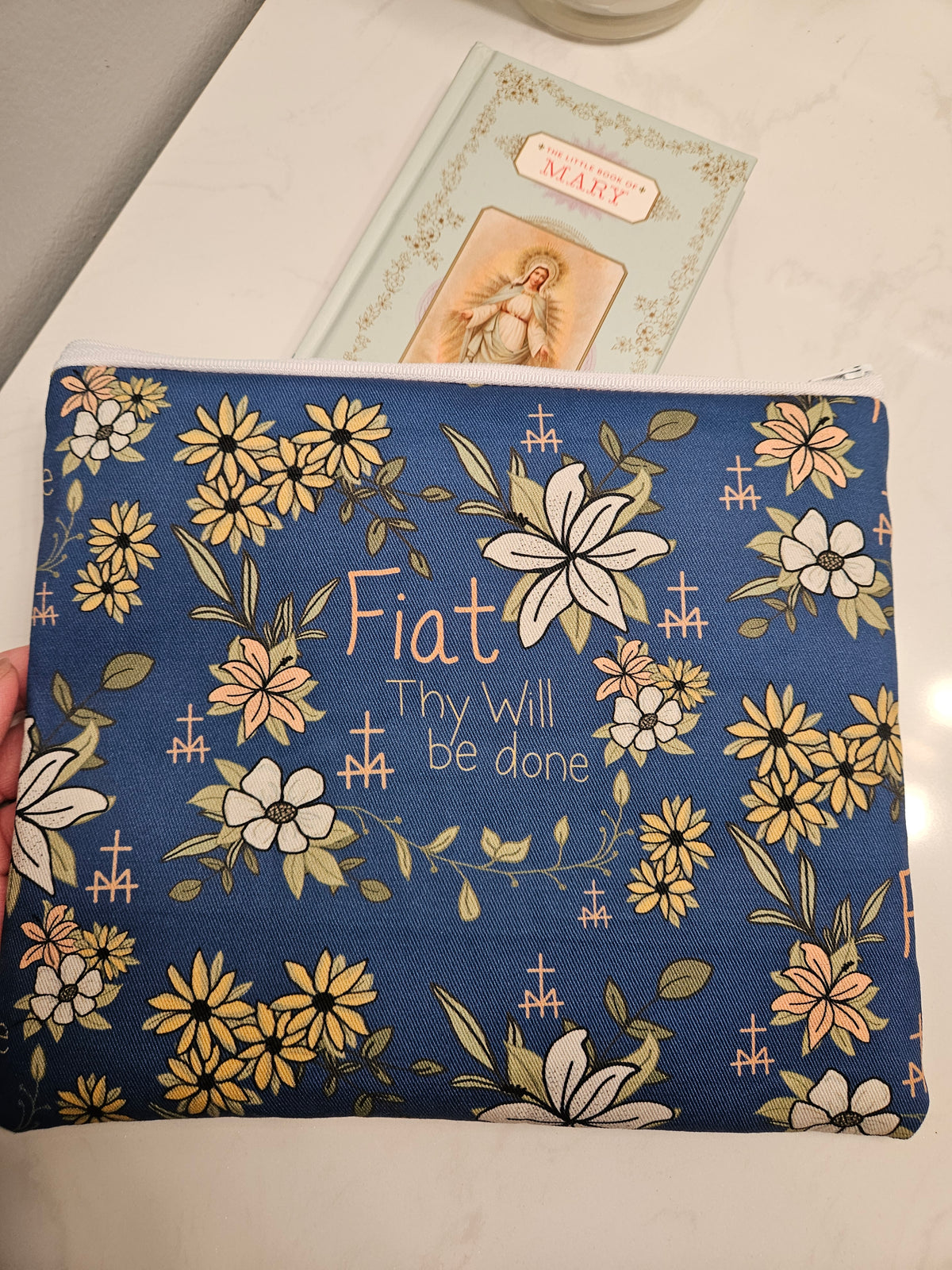 Fiat Thy Will Be Done purse organizer veil pouch carry-all