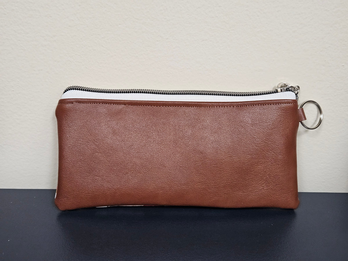 St. Mary Magdalene Pouch with keyring Catholic handmade