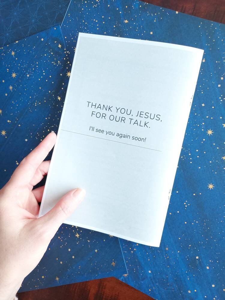 Catholic Adoration Journal Printable for Middle School Youth/Five Finger Prayer Reflection journal/Religious Ed/Classroom teacher/CCD