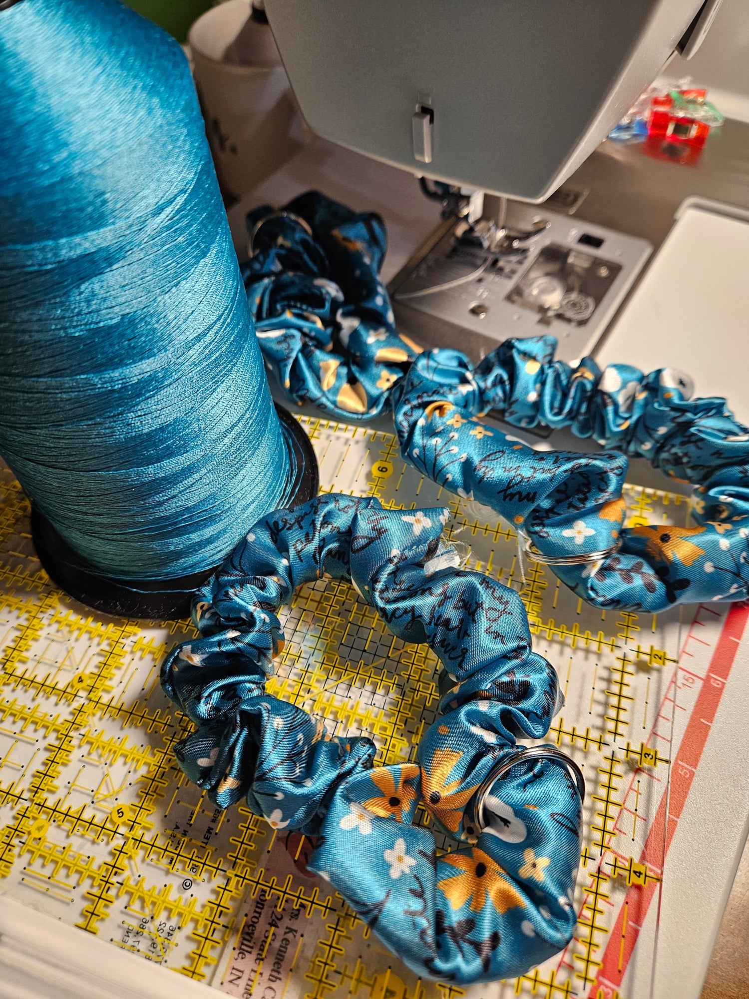 Scrunchie-Style Keyrings