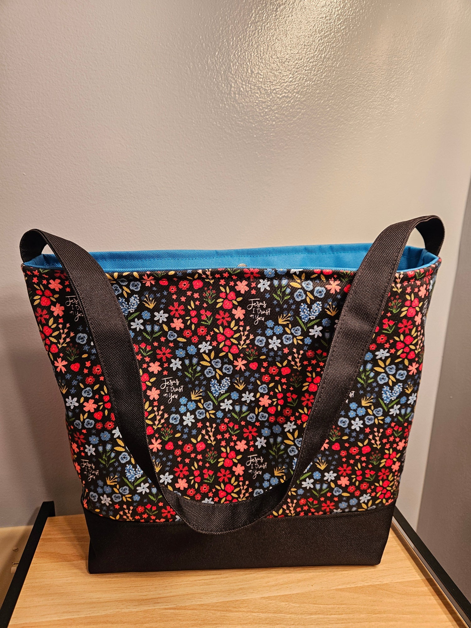 Catholic-fabric  Tote bags
