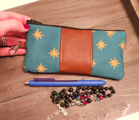 Wallet or Pencil Pouch Our Lady of Guadalupe Catholic Fabric