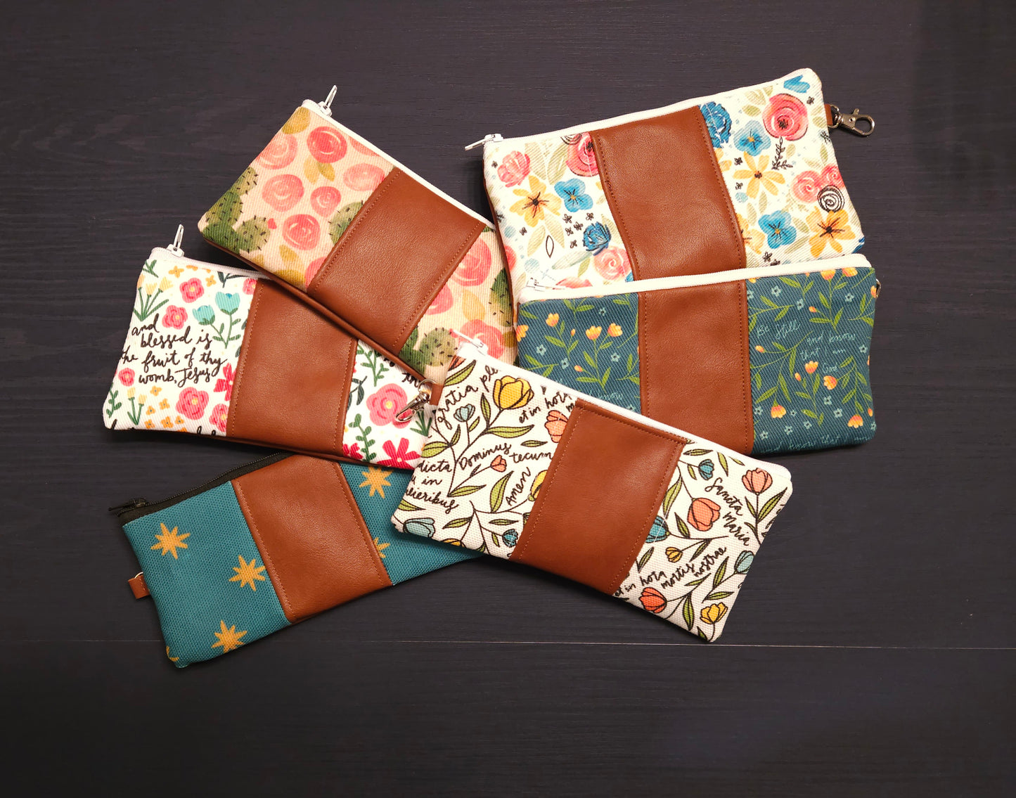 Wallet Pouch Catholic Fabric Variety