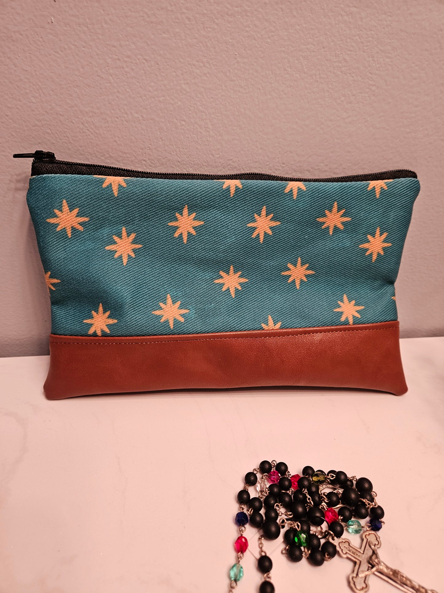 Our Lady of Guadalupe clutch with wristlet