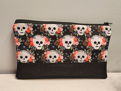 Memento Mori Catholic fabric pouch clutch