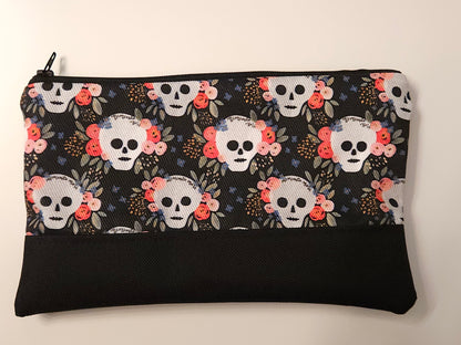 Memento Mori Catholic fabric pouch clutch