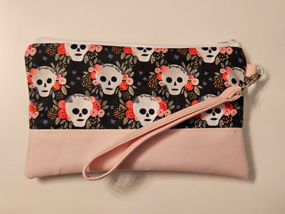 Memento Mori Catholic fabric pouch clutch