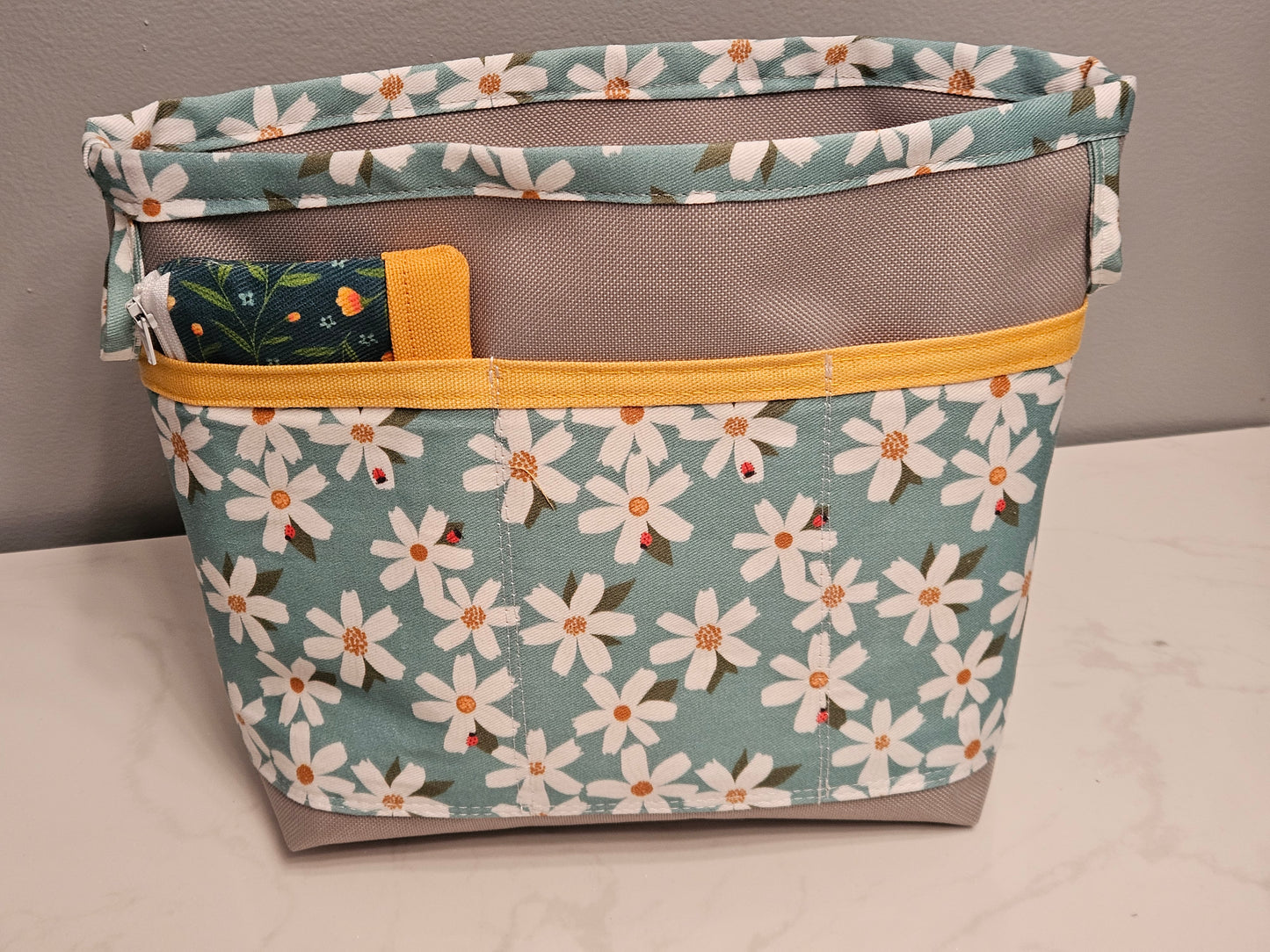 Purse Organizer Mary's Ladybugs pattern Handmade tote organizer