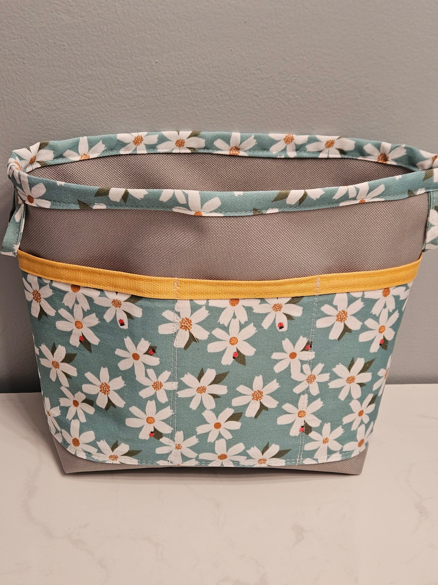 Purse Organizer Mary's Ladybugs pattern Handmade tote organizer