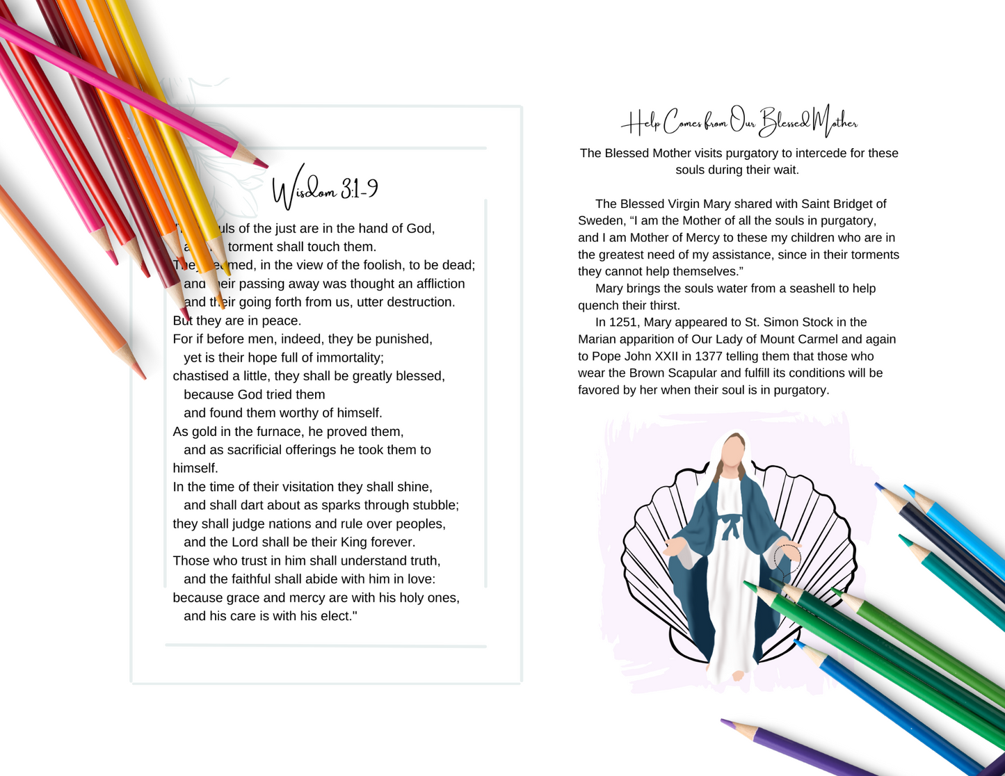 All Souls Day Journal for November 2 Catholic 10 page Printable Booklet