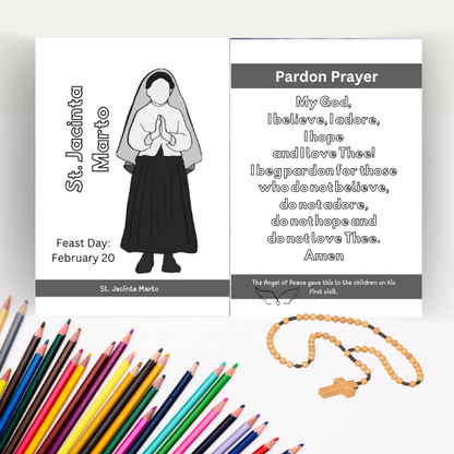 Adoration Journal featuring young Saints: A coloring and activity book for young Catholics