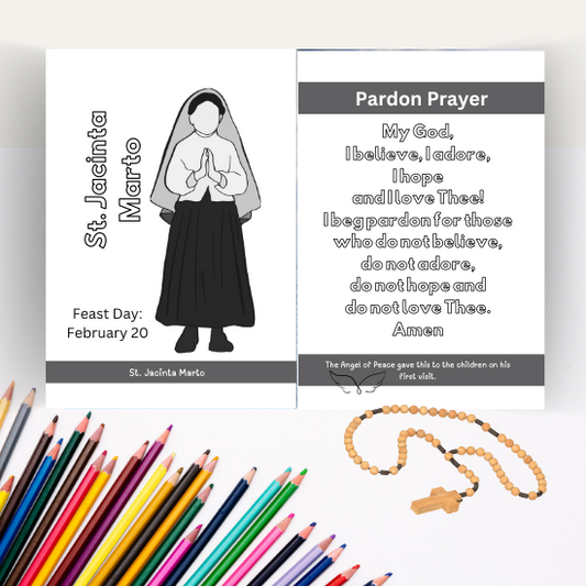 The Message of Fatima printable booklet for young Catholics during Adoration