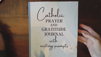 Catholic Prayer and Gratitude Journal with writing prompts/Catholic Journaling/Religious Education/Confirmation/Retreats prayer book