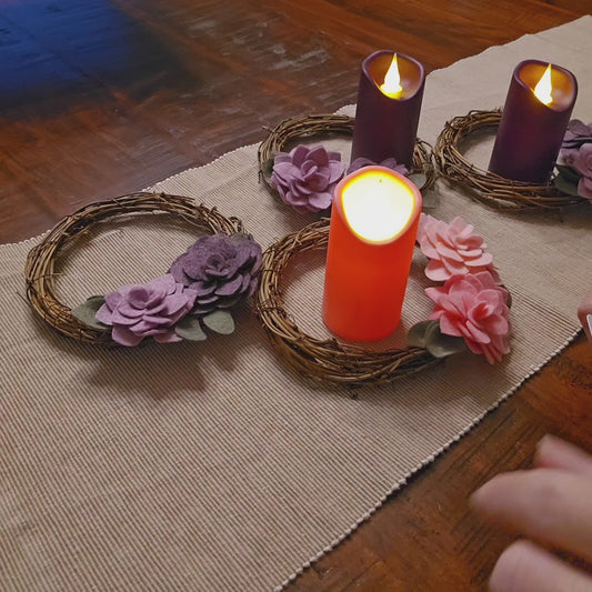 Advent wreath video