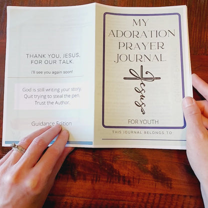 Guidance Focus Catholic Adoration Journal Printable for Middle School Youth