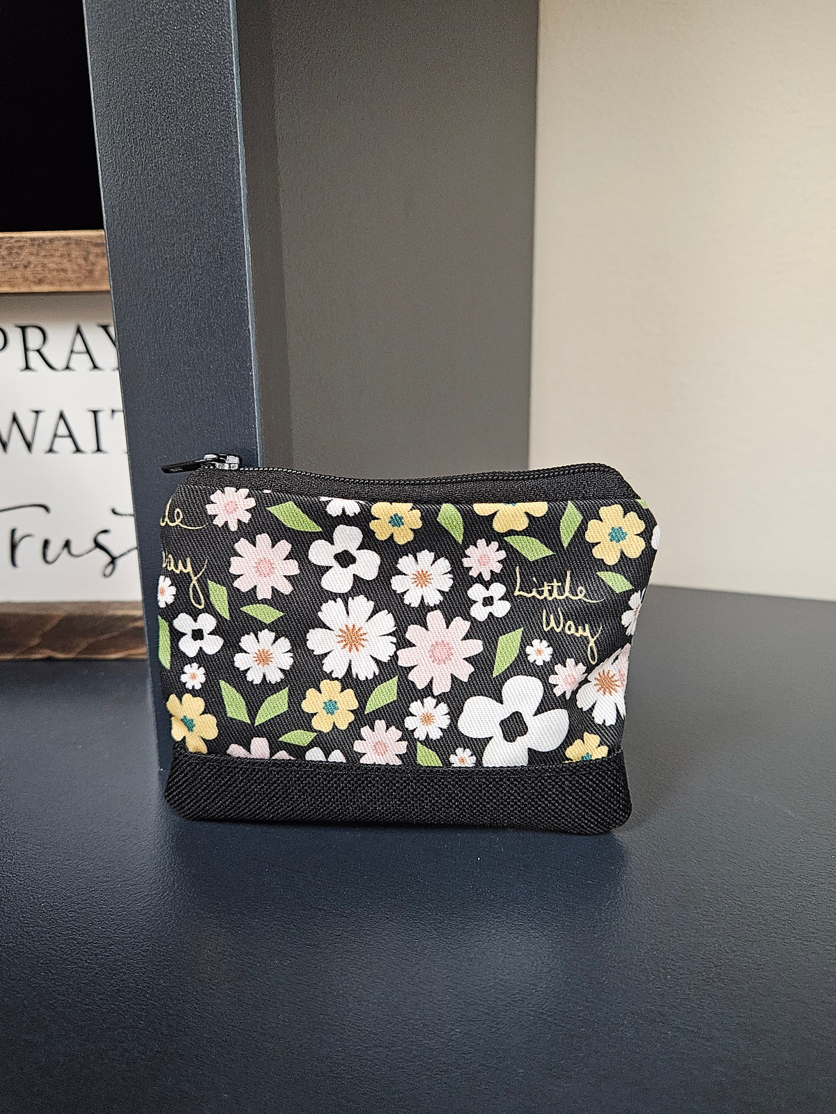 Little Way St. Therese of Lisieux Little Flower rosary pouch card case Catholic handmade