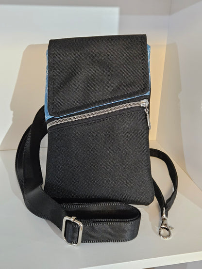 Phone Purse Be Still and Know that I am God Catholic Christian fabric crossbody purse with belt loop and wristlet options