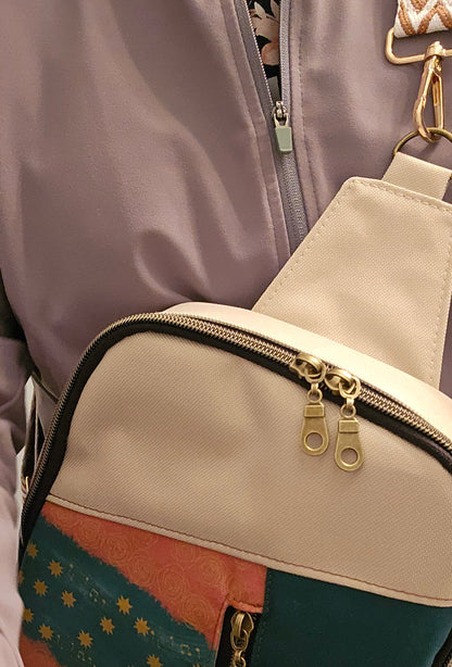 Crossbody Sling Our Lady of Guadalupe Music Stars on Mantle Catholic handmade purse