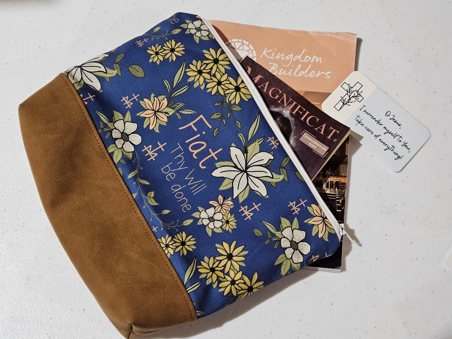 Fiat Thy Will Be Done purse organizer veil pouch carry-all