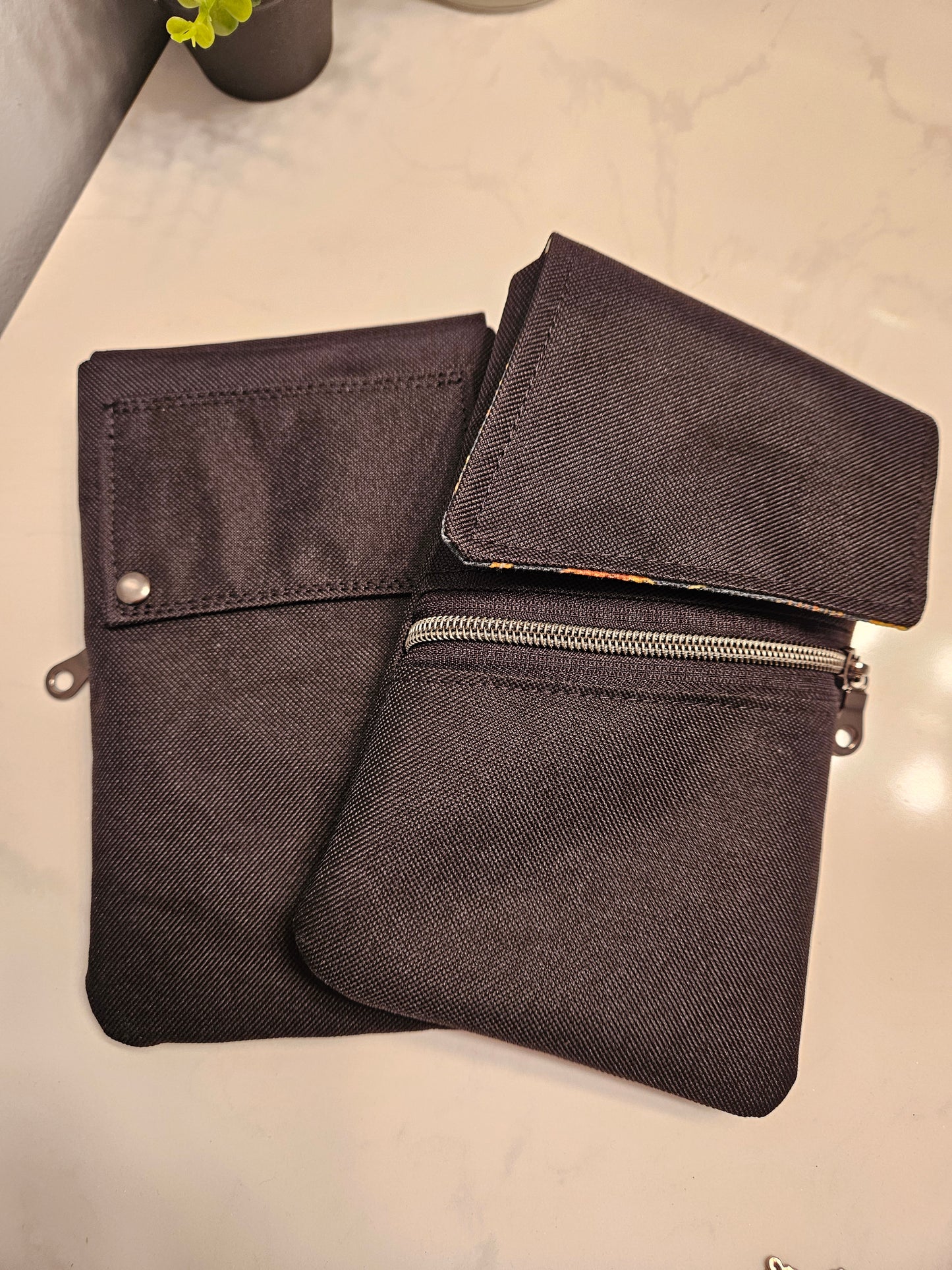 Phone Pouch Latin Adoration fabric Catholic pouch with belt loop