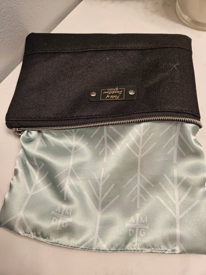 AMDG "For the Greater Glory of God" Catholic Jesuit handmade pouch clutch