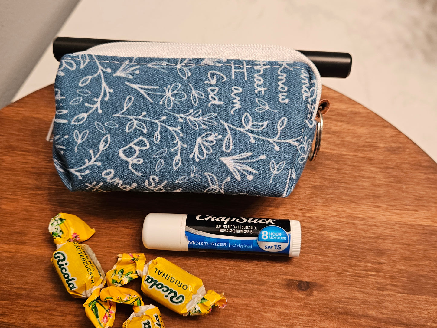 Bestseller Boxy Pouches in Christian Catholic fabrics for rosaries and necessities