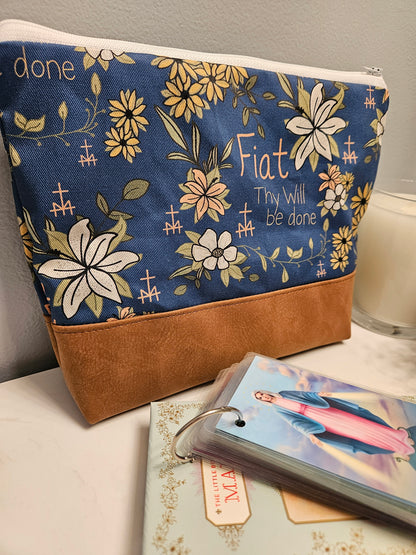 Fiat Thy Will Be Done purse organizer veil pouch carry-all