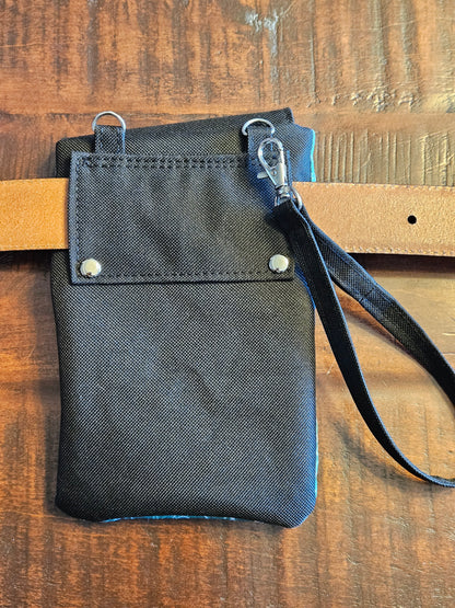 Phone Purse Be Still and Know that I am God Catholic Christian fabric crossbody purse with belt loop and wristlet options