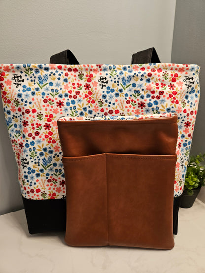 Divine Mercy Jesus I trust in You extra large canvas tote bag Catholic