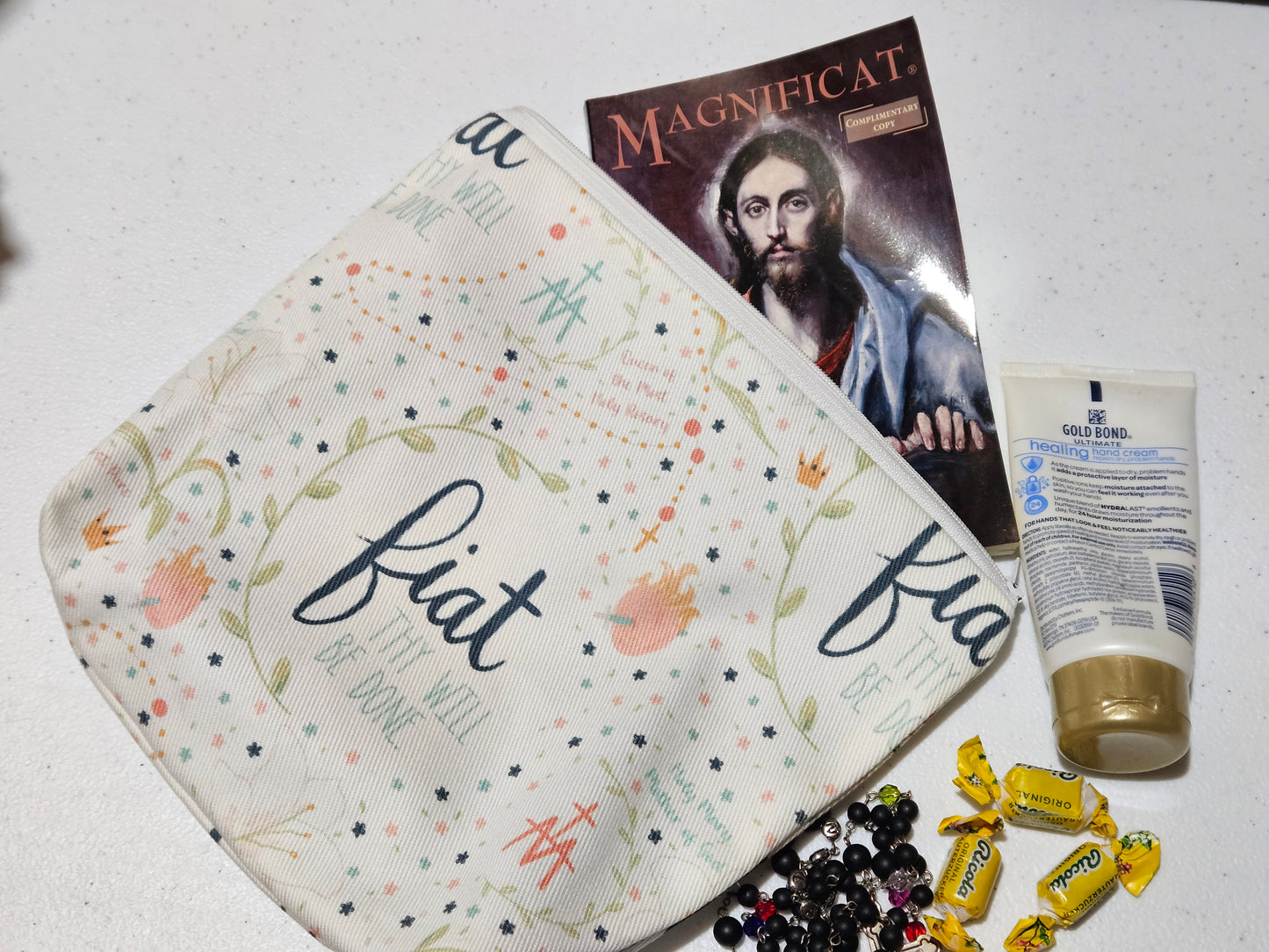 Veil Pouch Fiat Thy Will be Done Catholic School bag Supplies