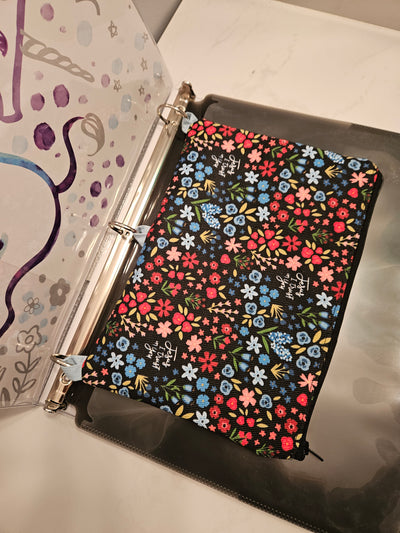Binder pouch Jesus I Trust in You Christian fabric pencil pouch