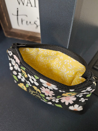 Little Way St. Therese of Lisieux Little Flower rosary pouch card case Catholic handmade