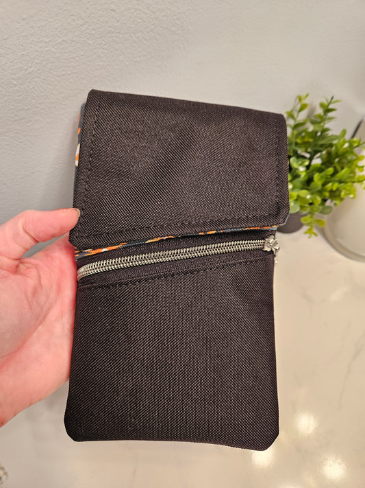 Phone Pouch Latin Adoration fabric Catholic pouch with belt loop