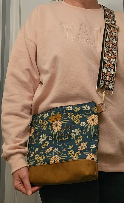 Fiat Thy Will Be Done medium tote bag Catholic purse