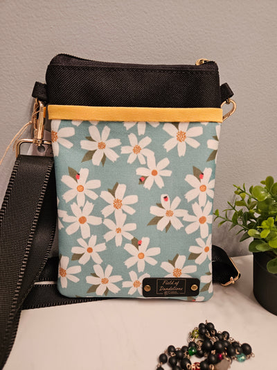 Our Lady Ladybug Crossbody Phone Purse Handmade Catholic gift