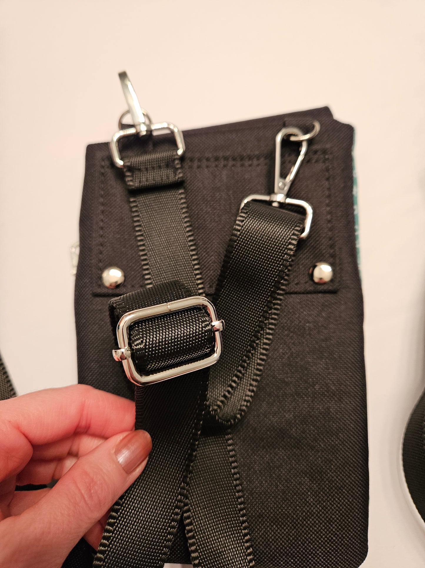 Phone Purse Be Still and Know that I am God Catholic Christian fabric crossbody purse with belt loop and wristlet options