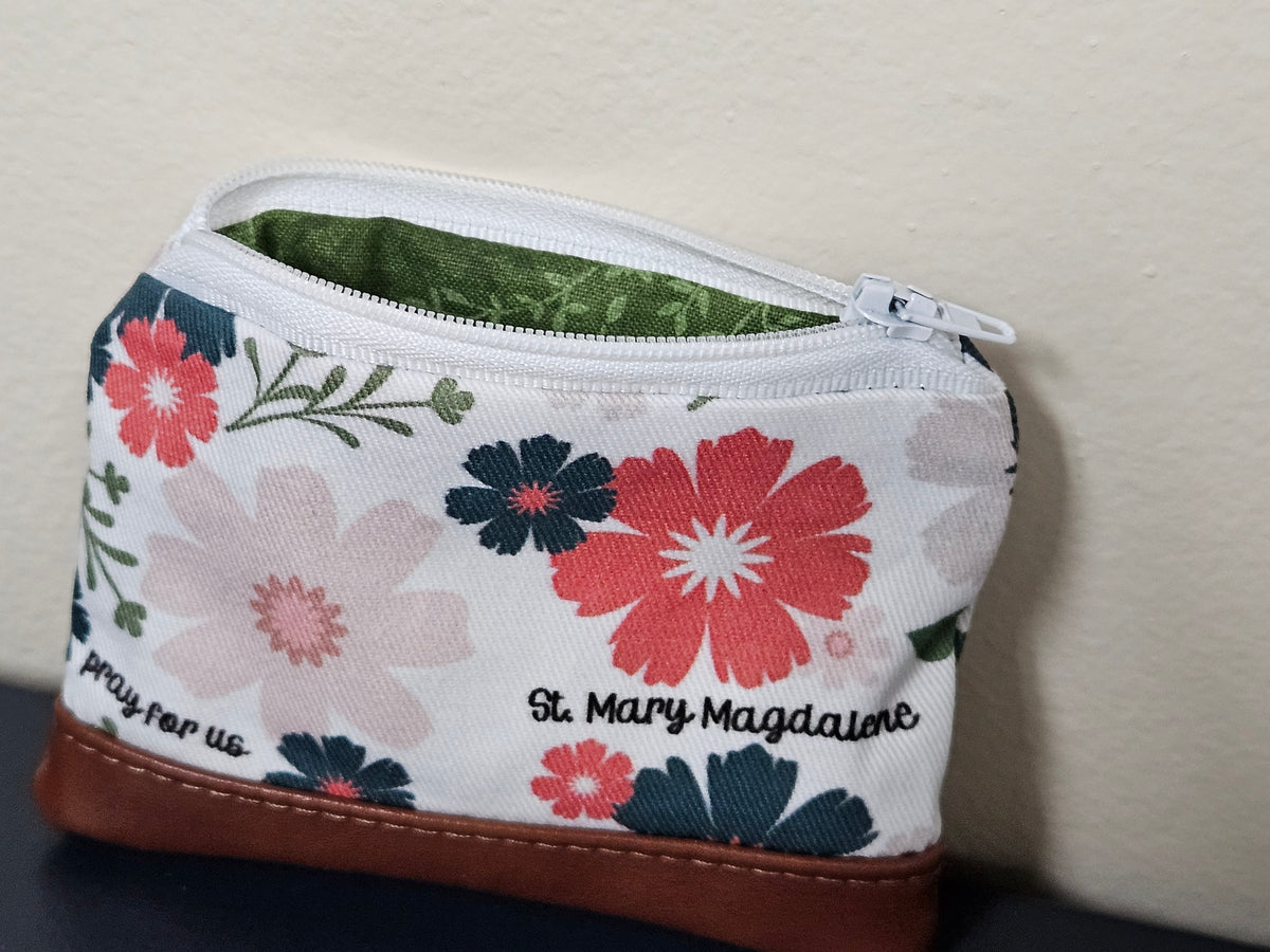 St. Mary Magdalene rosary pouch wallet Catholic Christian