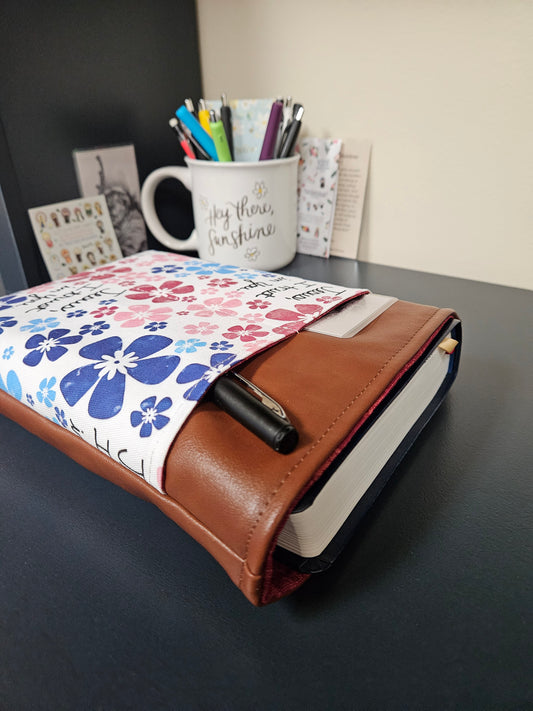 Jesus, I Trust in You Divine Mercy Floral Book Sleeve Device Case