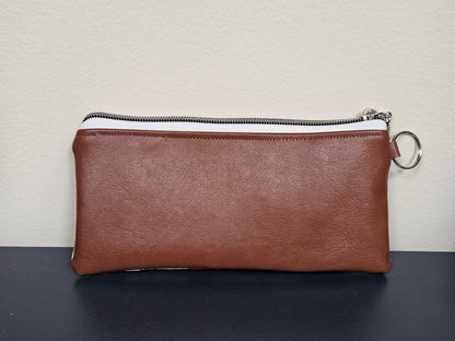 St. Mary Magdalene Pouch with keyring Catholic handmade